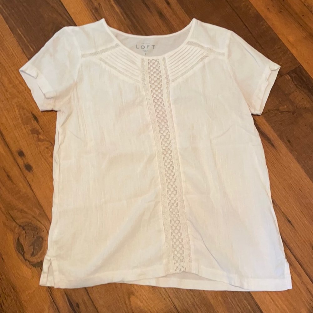 White LOFT Blouse